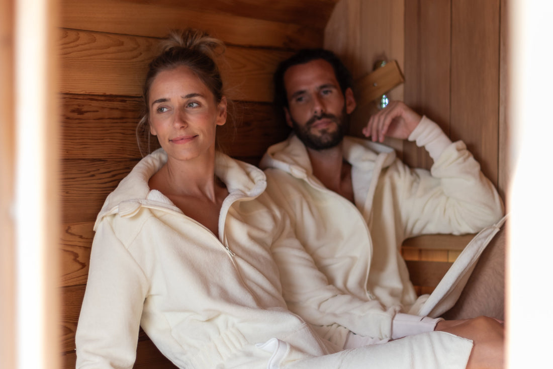 Welke badjas is het best voor de sauna?