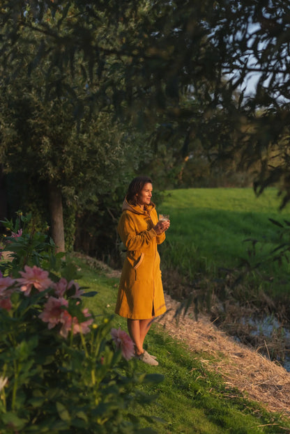 Balboa Damen-Bademantel Sunshine Yellow