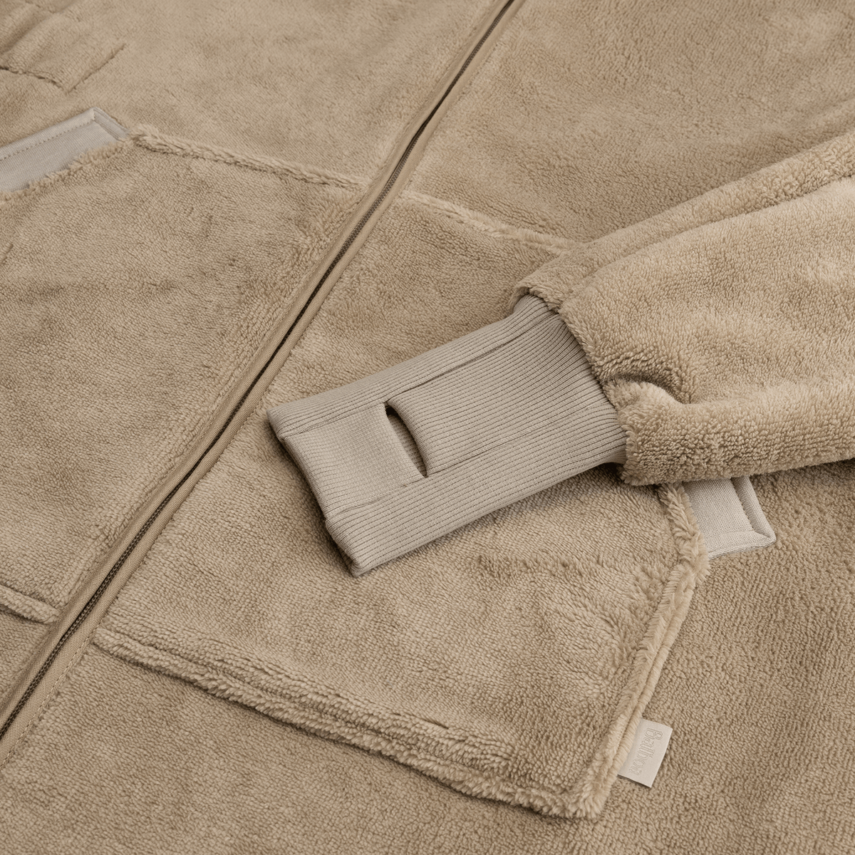Balboa heren badjas Desert Taupe